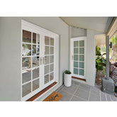 Warren 72 Inch Glass French Doors Internal White Double Doors With Glass
